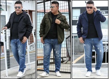 Choose the right men's jacket for fat people to improve their figure