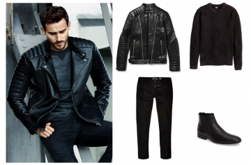 How to coordinate men's leather jackets simply and extremely luxuriously