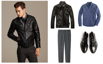 How to wear men's leather jackets - How to mix and match properly, how to wear beautifully?