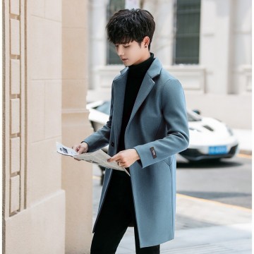 Mix long coat with impressive men's sneakers, beautiful and luxurious in every detail!