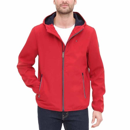 Tommy Hilfiger Men's Hooded Performance Soft Shell Jacket