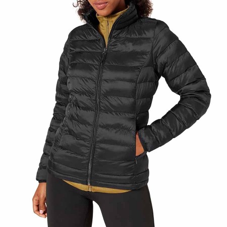 Amazon Women's Lightweight Long-Sleeve Water-Resistant Packable Puffer Jacket