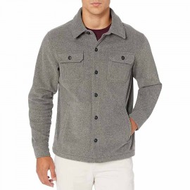 Amazon Essentials Men's Long-Sleeve Polar Fleece Shirt Jacket