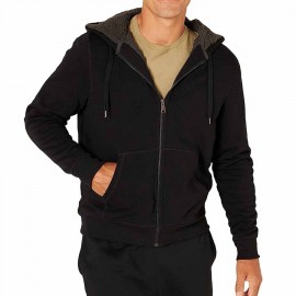 Amazon Essentials Men's Sherpa-Lined Full-Zip Fleece Hoodie