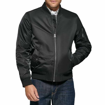 Levi's Men's MA-1 Flight Lightweight Zip-Up Bomber Jacket