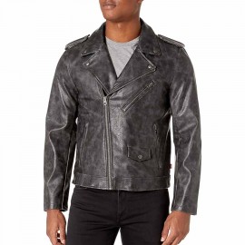 Levi's Men's Faux Leather Motorcycle Jacket