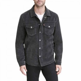 Levi's Men's Faux Leather Shirt Jacket