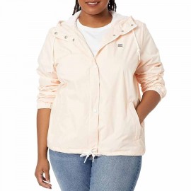 Levi's Women's Retro Hooded Rain Windbreaker Jacket (Standard & Plus Sizes)