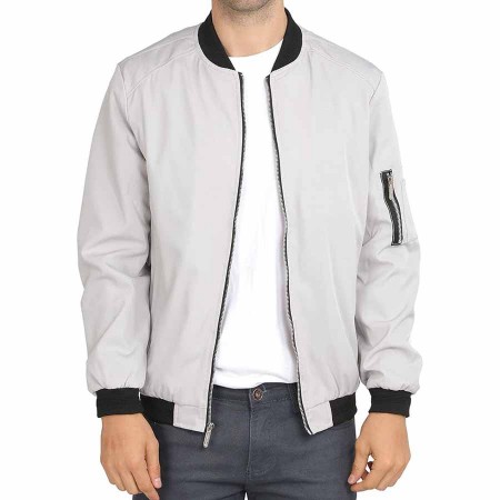 WULFUL Mens Casual Lightweight Jacket Softshell Flight Bomber Jacket Varsity Windbreaker