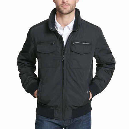 Tommy Hilfiger Men's Water Resistant Performance Bomber Jacket (Standard, Big, Tall)