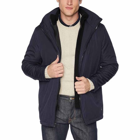 Calvin Klein Mens Water and Wind Resistant Hooded Coat from Fall Into Winter