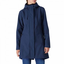 Women's Lightweight Waterproof, Rain Jacket, Warm Windbreaker Long Coat