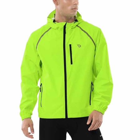 BALEAF Rain Jacket Waterproof Windbreaker Running Cycling Golf Hiking Gear Hood