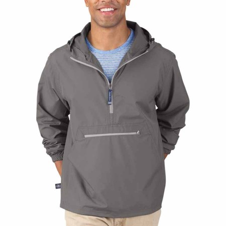 Charles River Apparel Pack-n-go Windbreaker Pullover Hooded Jacket