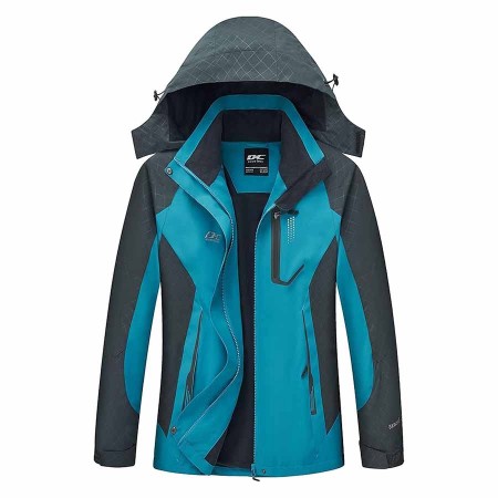 Diamond Candy Waterproof Rain Jacket with Hood Lightweight Outdoors Raincoat