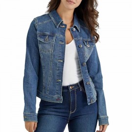 Wrangler Authentics Women's Stretch Denim Jacket