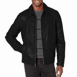 Tommy Hilfiger Men's Classic Faux Leather Jacket