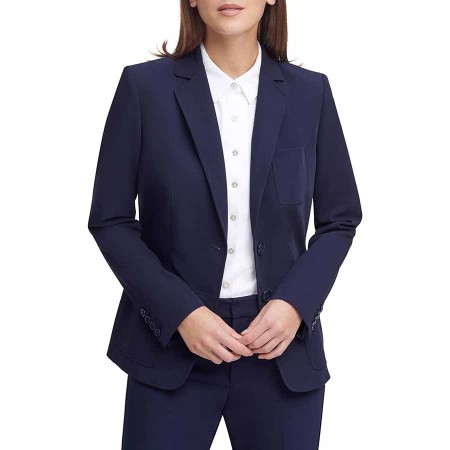 Tommy Hilfiger Women's Work Two Button Blazer Jackets