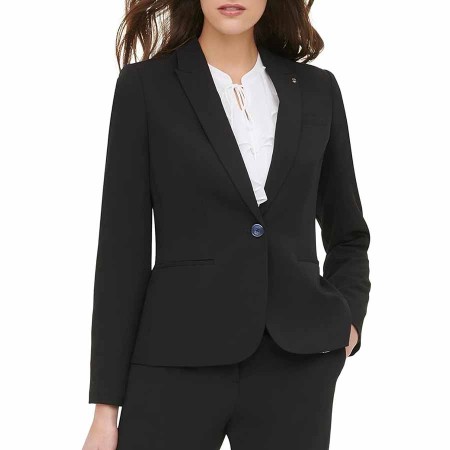 Tommy Hilfiger Women's Blazer – Business Jacket with Flattering Fit and Single-Button Closure